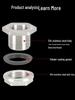 304 Stainless Steel Water Tank Fitting: 2/3/4/6 Points To 2-Inch Internal Thread Drainage Adapter for Tower, Fish Tank, and Pool