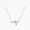 Monograph Heartbeat Necklace Mgnl0354 14K Gold Plated