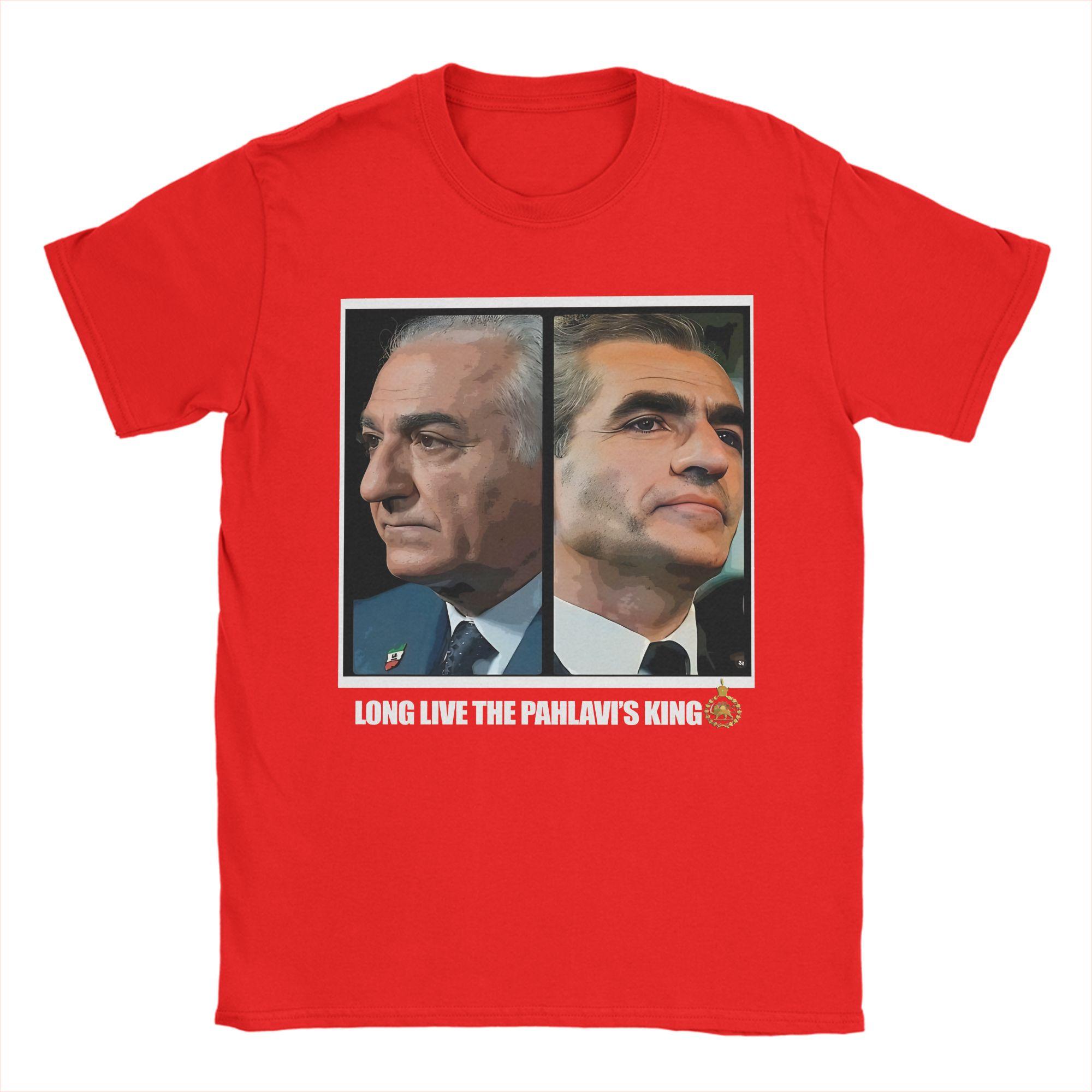 

King Pahlavis Reza Pahlavi Merch Unisex Women T Shirts 100 Cotton Tee Fashion Tshirt Clothing S