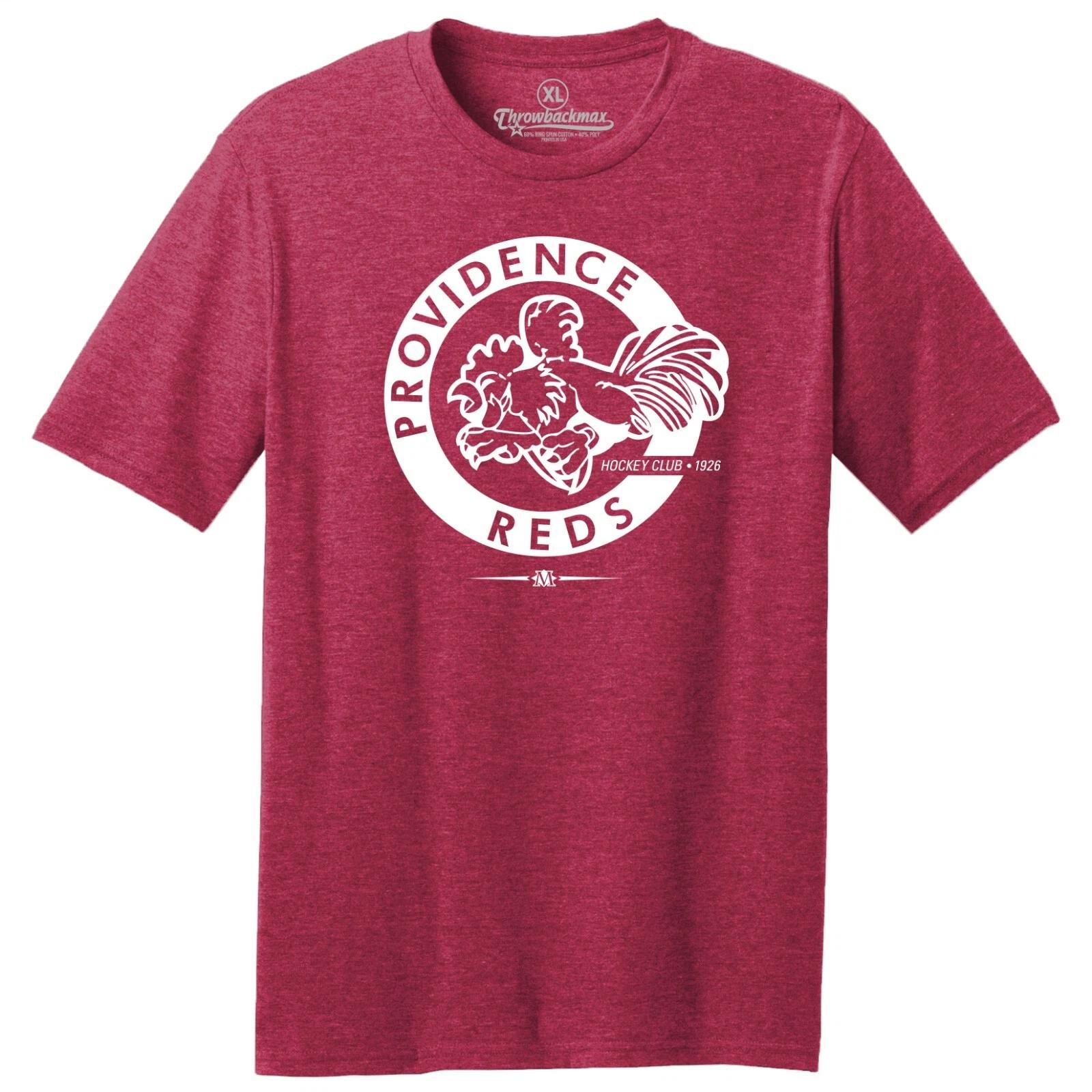 Providence Reds 1926 Hockey Classic Cut TRI-BLEND Tee Shirt 2XL