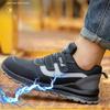Fashion Anti Static Work Safety Shoes For Men Women Anti-smash Anti Puncture Industrial Shoes Security Protective Shoes Work Sneakers