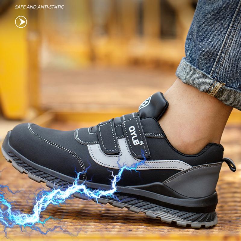 Fashion Anti Static Work Safety Shoes For Men Women Anti-smash Anti Puncture Industrial Shoes Security Protective Shoes Work Sneakers