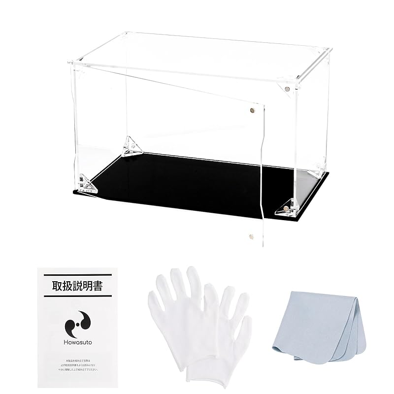 

Howasuto collection case display case [Magnetic front door] [Light transmittance 95% or more] 4 piece set figure case acrylic case assembly (Width