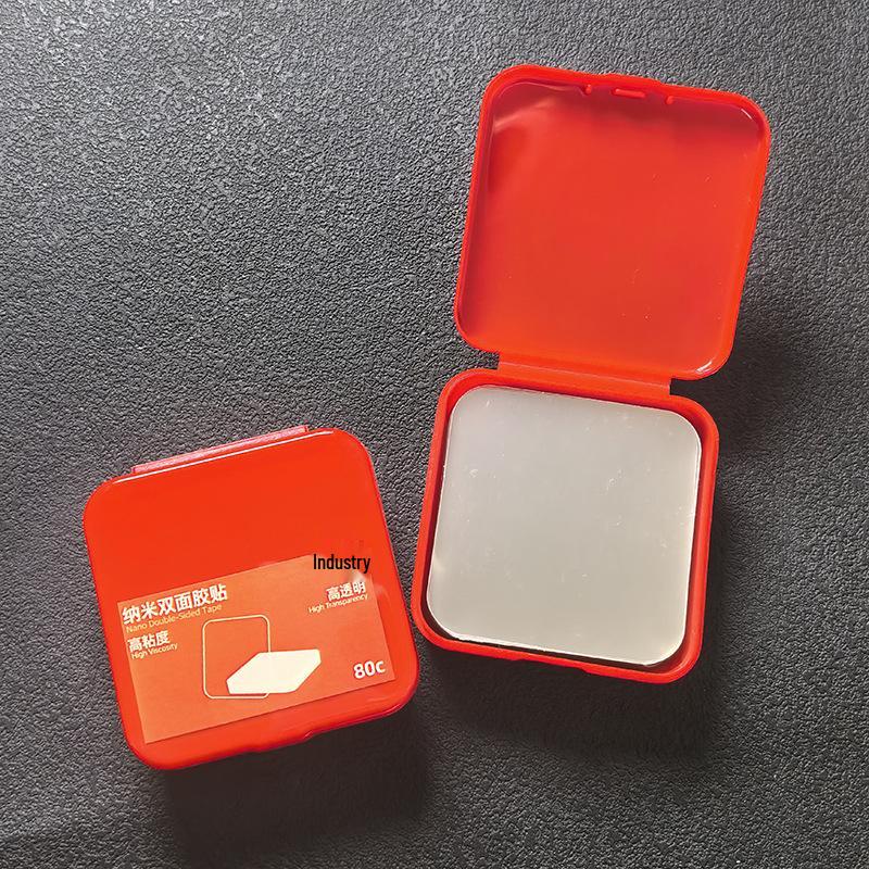 

High Viscosity Waterproof Nano Double-Sided Tape - Transparent, No-Trace Adhesive Stickers in Durable 80c Square