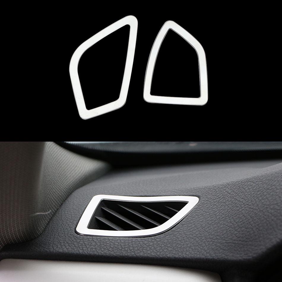

For BMW 3 Series F30 2013-2018 LHD Dashboard AC Vent Frame Air Conditioning Outlet Cover Stainless Trim Decoration Sticker LHD
