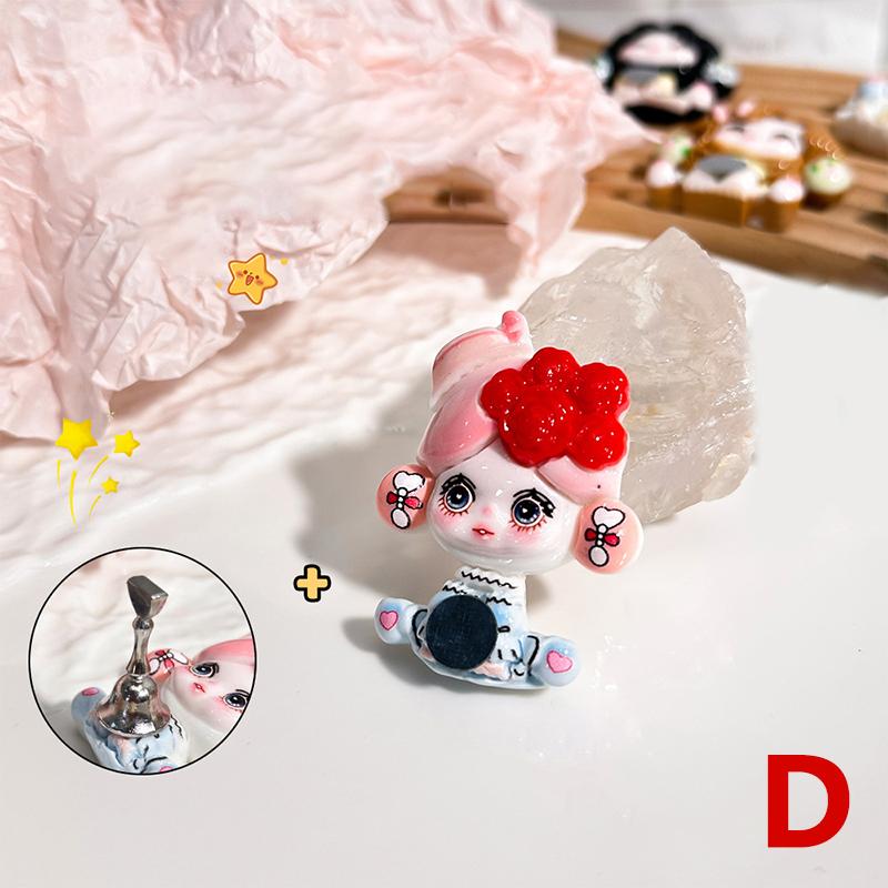 

Chinese Style Girl Magnetic Nail Armrest Nail Tips Display Practice Stand Nail Art Holder Manicure Tools For Home Diy Nail Art