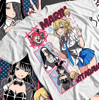 Marin Kitagawa T-Shirt My Dress Up Darling Anime-Liebhaber Geschenk T-Shirt Alle Größen