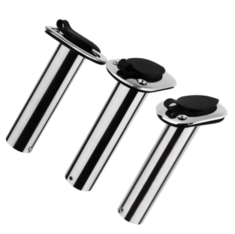 Stainless Steel Flush Mount Boat Fishing Rod Holder 15/30/90 Degree Rod Pod for Marine Boat