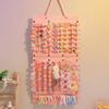 Felt Hanging Storage Organizer Wall Decor Hair Bows Storage Hair Clips Hair Rope Glasses Organizing Storage For Hair Accessories