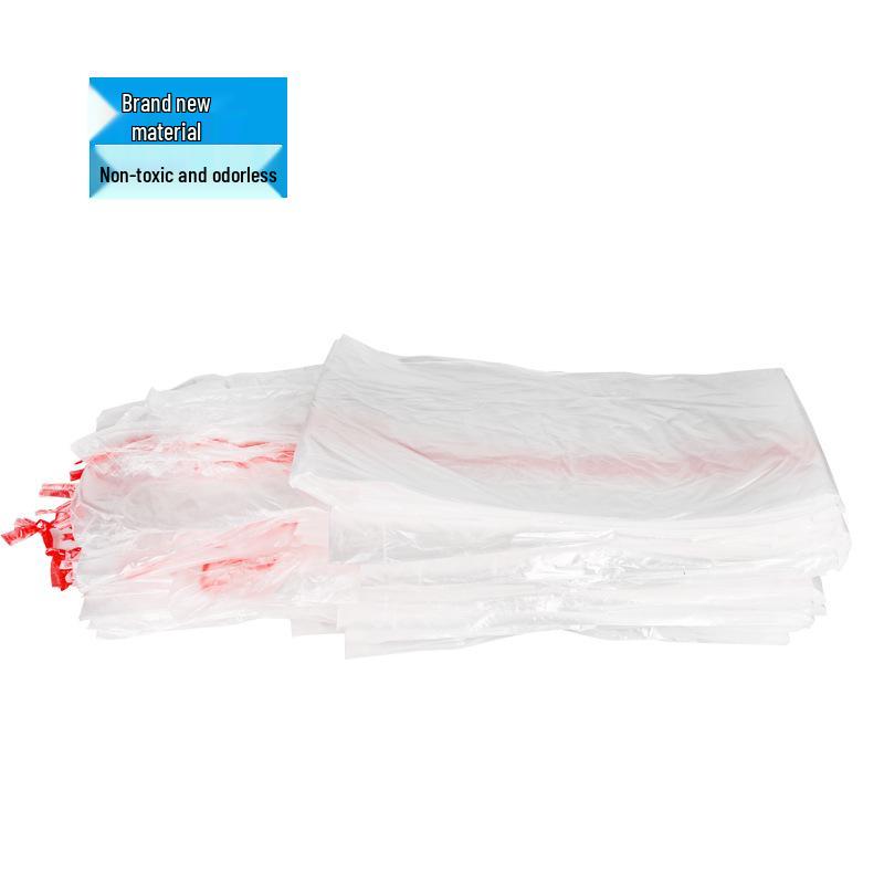 Large Disposable Bath Bags with Rope, Foldable for Wooden or Plastic Tubs, Set of 20