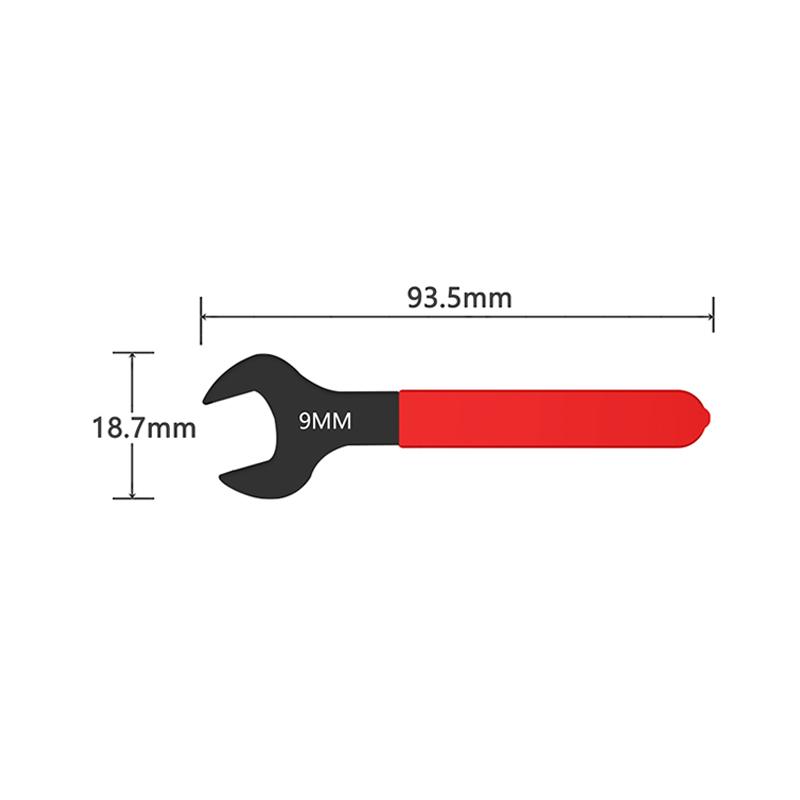 7Mm-31Mm Metric Single Open End Wrench Offset Angle U-Shaped Spanner Flat Head Blackening For Auto Repair