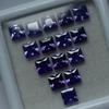 Natural Purple Tanzanite Loose Gemstone 51 pcs Square Cut 7x5 mm Lot for Jewelry Making and Crafts