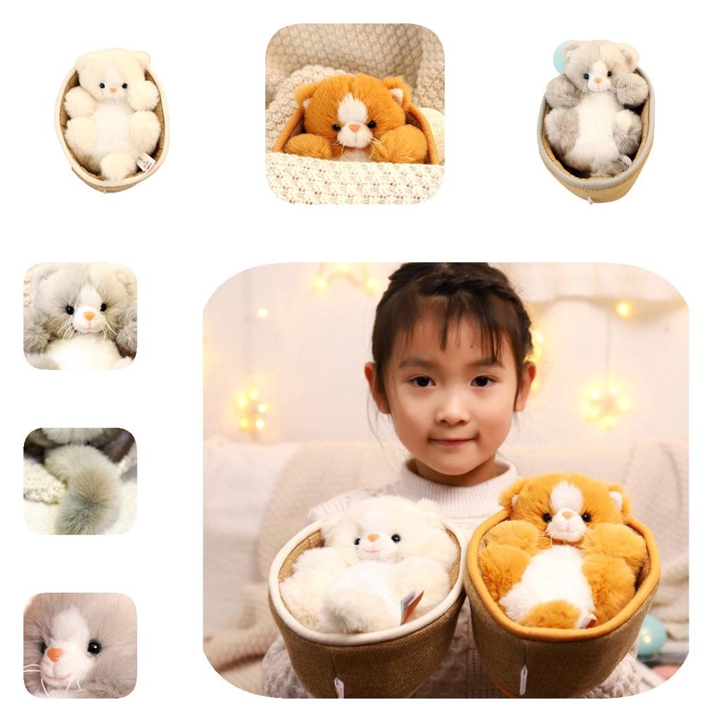 Cute Plush Cat Toy Wholesale Feline Dolls Ideal Birthday Gift