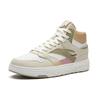Anta Slip Resistant Shock Absorbers With Abrasion Resistant Properties High Top Skateboard Shoes Women's White Yellow Sneakers