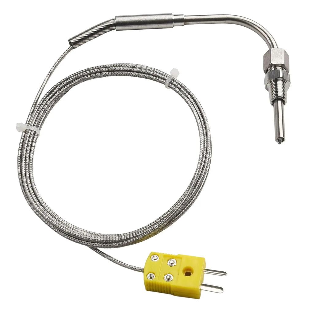 EGT K Type Thermocouple Exhaust Probe High Temperature Sensors 1/8" NPT Threads Adjustable Pressure Lock Mini K Type Connector
