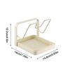 Pot Lid Storage Rack Anti-slip Pot Cover and Pan Organizer Chopping Board Spatula Holder for Counter Stove Kitchen Accessories