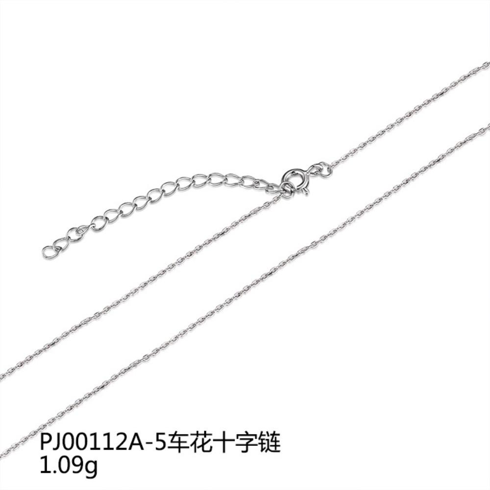 Handmade chain Adjustable silver chain Cross chain Chain accessories Silver accessories S925 Necklace chain
