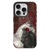 Vintage Persian Rug Horse French Pastoral Phone Case For Iphone 17 Air 16 16e 15 14 13 12 11 Pro Max Leather Shockproof Cover