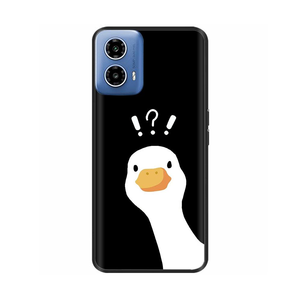 For Moto G34 5G Case Cover For Motorola Moto G34 Case motoG34 Soft Liquid Silicone Cartoon Phone Shell Protection Back Covers
