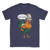 Funny Rooster Don't Shoot Meme Graphic T-Shirt Cartoon Chicken Humor Unisex Black Casual Women And Men T-shirts