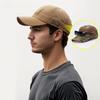 Hiking Caps Camouflage Baseball Cap With Velcro Glasses Hole Mens Outdoor Sports Hiking Fishing Sun Hat Summer Visor