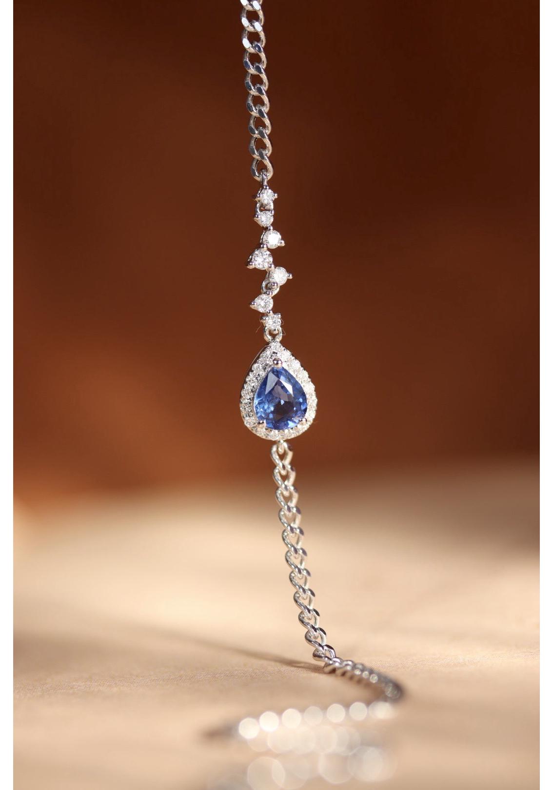 Sterling Silver Water Drop Original Bracelet - Elegant, Simple, Stylish. 925 Silver