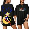 American Retro 2026 Cotton T-Shirt with Sailor Moon Print, Short Sleeve, Unisex, Urban Casual Style