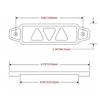 Universal Vehicle Battery Hold Down Clamp Stabilizer Heavy Duty Aluminum Bracket Vibration Proof Design Multiple Color