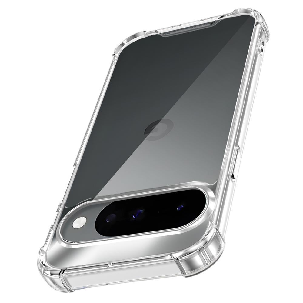 

Clear Case for Google Pixel 10 Pro/10/9 Pro/9 TPU PC Phone Cover with Airbag Corner Protection