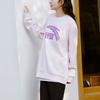 Anta Color Block Logo Print Knitted Pullover Casual Sweatshirt Unisex Sweatshirt Light-Pink 972418707-3