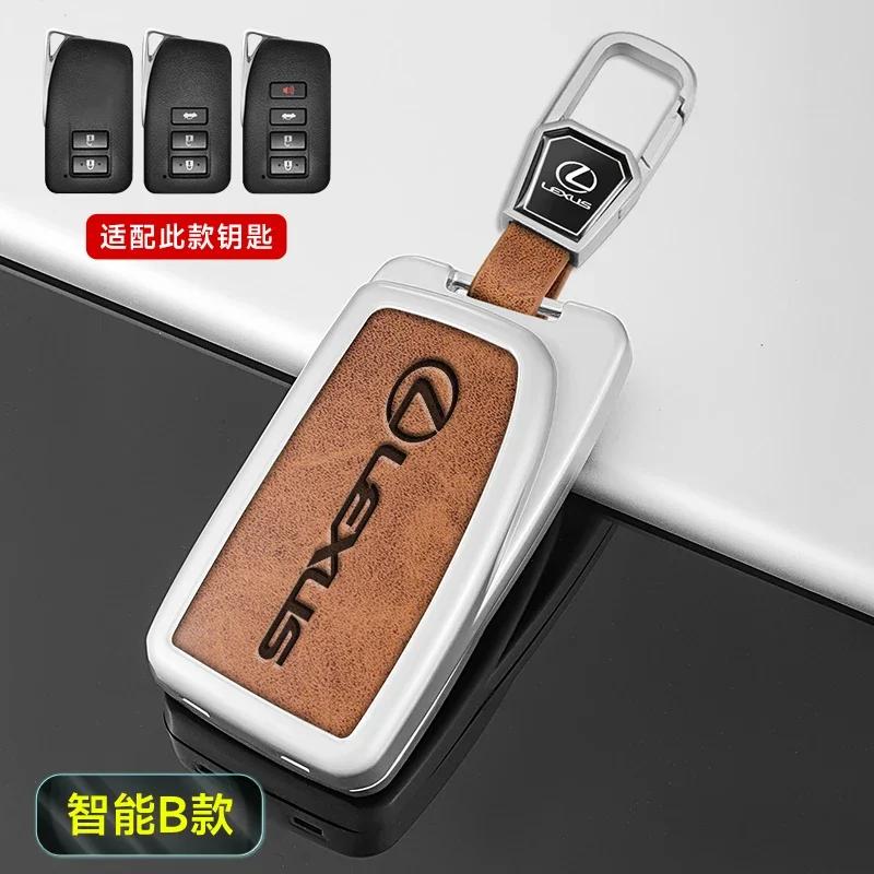 Leather Car Key Case Cover for Lexus RX350 NX300 Es300h Rx450h GS300 GX470 IS250 ES350 LX570 GX460 Nx300h Is300h Car Accessories