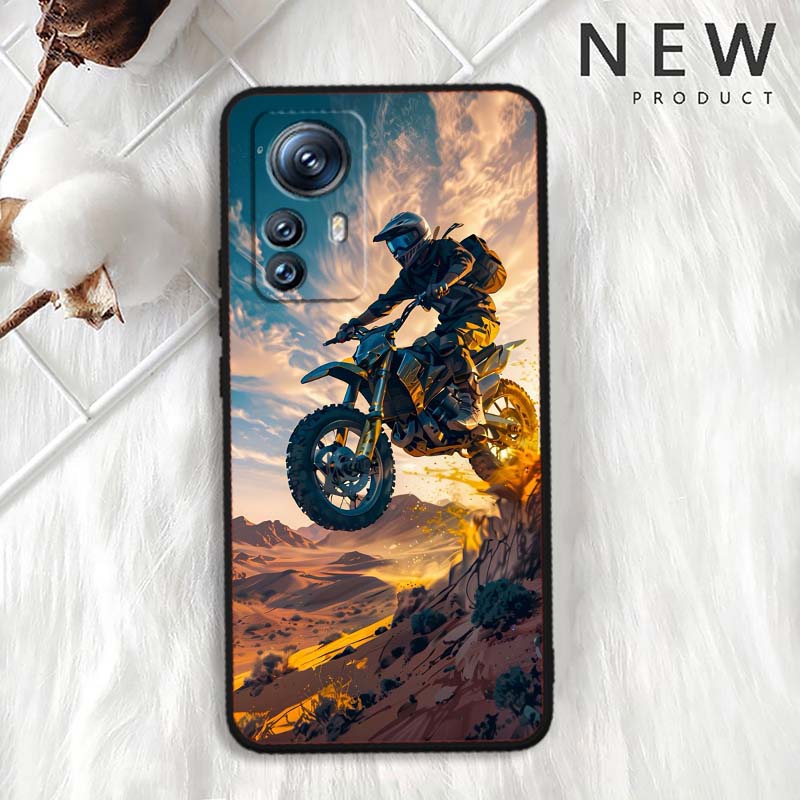 Model Rider Cool For Xiaomi Mi 15 14 13 13T 12 12T 12S 11 11i 11T Pro Ultra Lite 5G Black Soft Phone Case