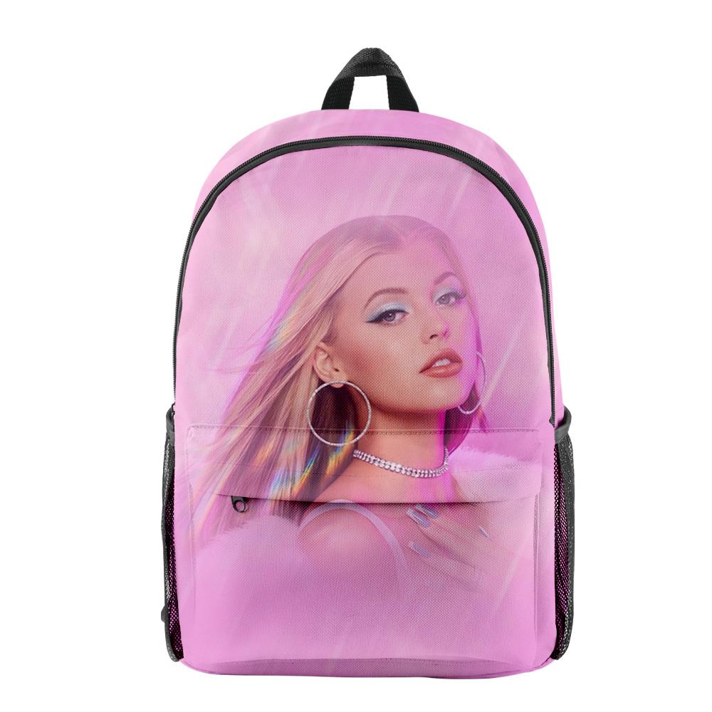 Popular Novelty Funny Cool Loren Gray pupil Bookbag Notebook Backpacks 3D Print Oxford Waterproof Boys/Girls Travel Backpacks
