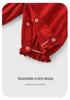 Youqi Infant Red Romper: Full Moon, 100 Days, First Birthday Formal Wear - Long Sleeve Autumn Jumpsuit