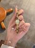 New Women's Watch Green Jade High Quality Diamond Middle Ages Bracelet Gold Watch Luxury Retro Small dial