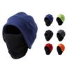 Thicken Fleece Hat Ear Protection Windproof Warm Pullover Hats Unisex Double-layered Headcover Bonnet