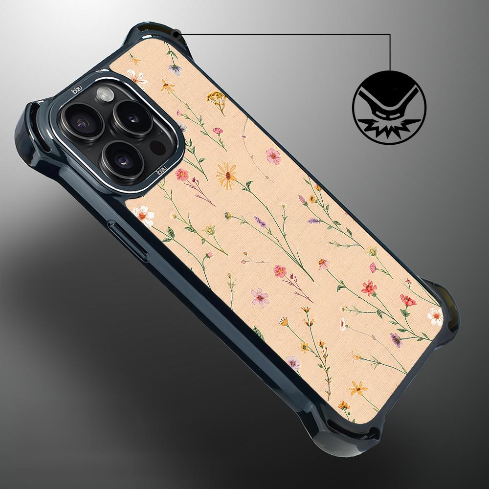 Etui Iphone 15 Pro Ibizu Dropguard Ultra Z Magsafe, Pastel Bloom, Koralowa Łąka