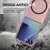 Custodia per Samsung Galaxy Z Flip 8, Protezione Anti-Graffio con Anello Magnetico - Rosa