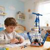 City Series Construction Brick Playset Space Aerospace Station Aviation Manned Rocket Brick Playset DIY Children Toys  Playsetss Holiday Gift Present