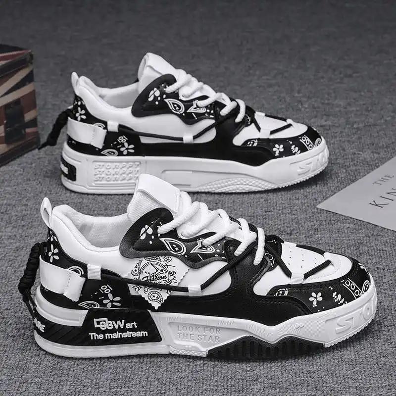 Mode Creme Dicke Sohle Frühjahrsschuhe Jung Vulkanisiert Designer Luxus Damen Sneaker Golfzubehör Sport Super Gemütlich Sport