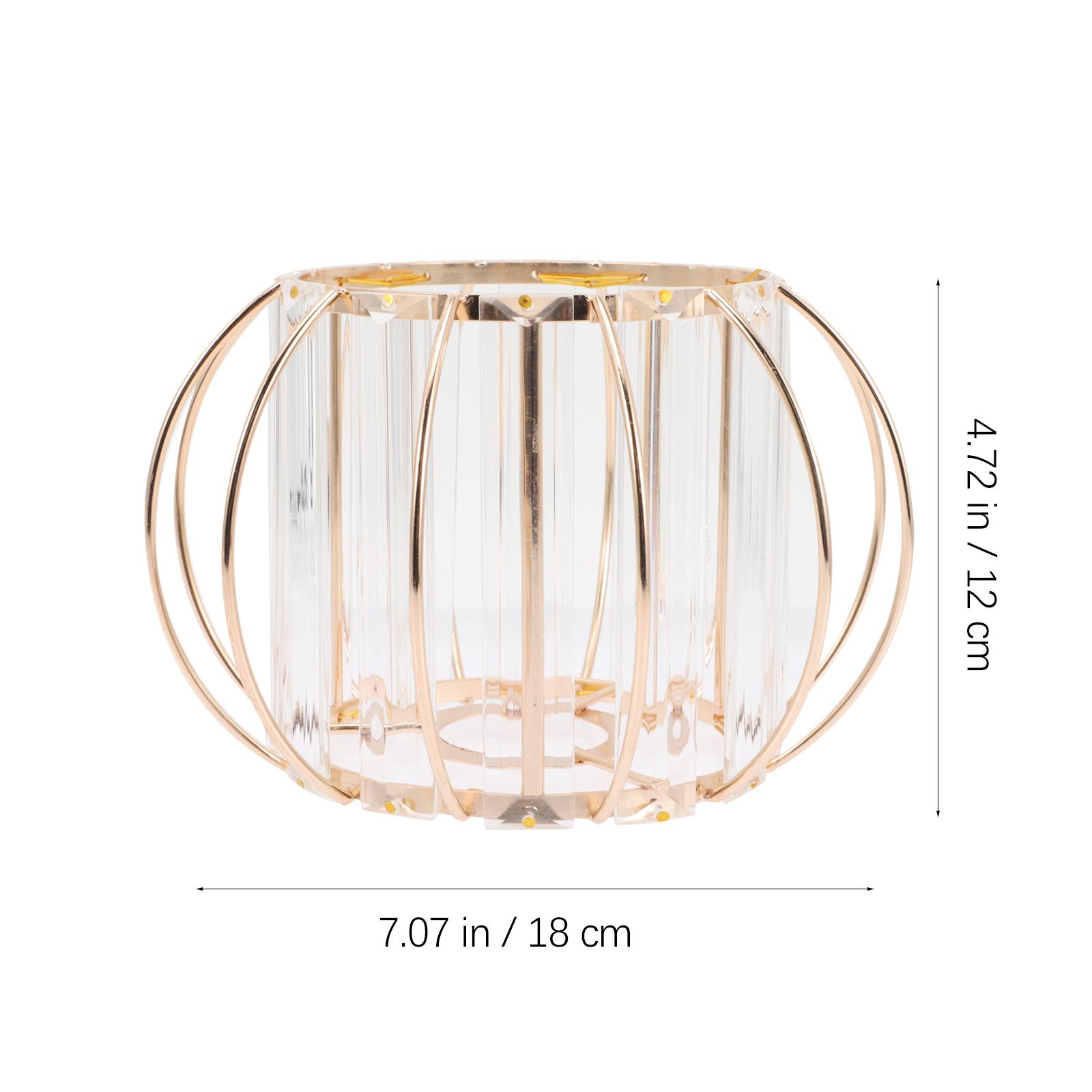 

E27 Crystal Glass Lamp Shade Ceiling Light Cover Pendant Light Shade Lamp Guard for Bedroom Living Room Dining Room Kitchen Bar золотистий