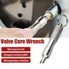 Przenośny klucz do rdzenia zaworu Stal nierdzewna Samochodowy Rowerowy Zawór Opon Demontaż Zawór Opon Rdzenie Trzonki Ściągacz Śrubokręt Podwójnego Użytku