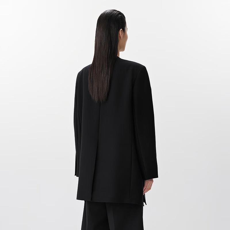 JNBY 2025 Spring Loose Round Neck Blazer