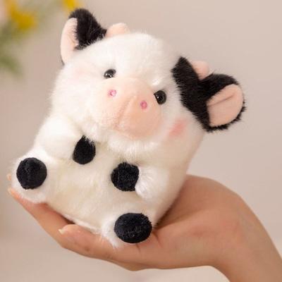 Hamster Plush Rabbit Doll Pendant Penguin Seal Pig Cow Plush Keychain Cartoon Animal Elephant Pig Rabbit Doll Plush Keyring