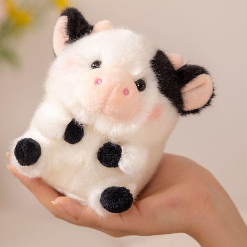 Hamster Plush Rabbit Doll Pendant Penguin Seal Pig Cow Plush Keychain Cartoon Animal Elephant Pig Rabbit Doll Plush Keyring