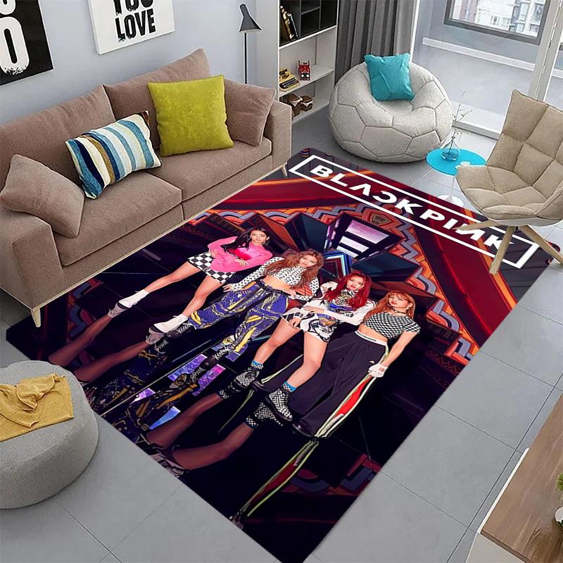 Blackpink: Global Icons Music Style carpet Doormat Suitable for all seasons Doormat Fashion Room