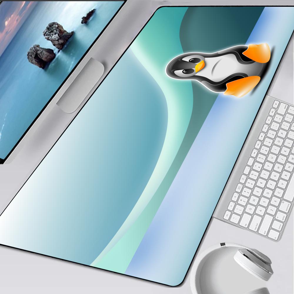 Pinguino antartide carino madagascar Tappetino per Mouse Tappetino in Gomma Laptop Xxl Mousepad Quaderno Giocatore Tavolo Computer Accessori da Gioco