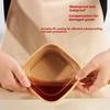 10Pcs Disposable Lunch Box Kraft Paper Square Lunch Box Fast Food Packing Boxes Paper Bowls With Lid Household Bento Boxes