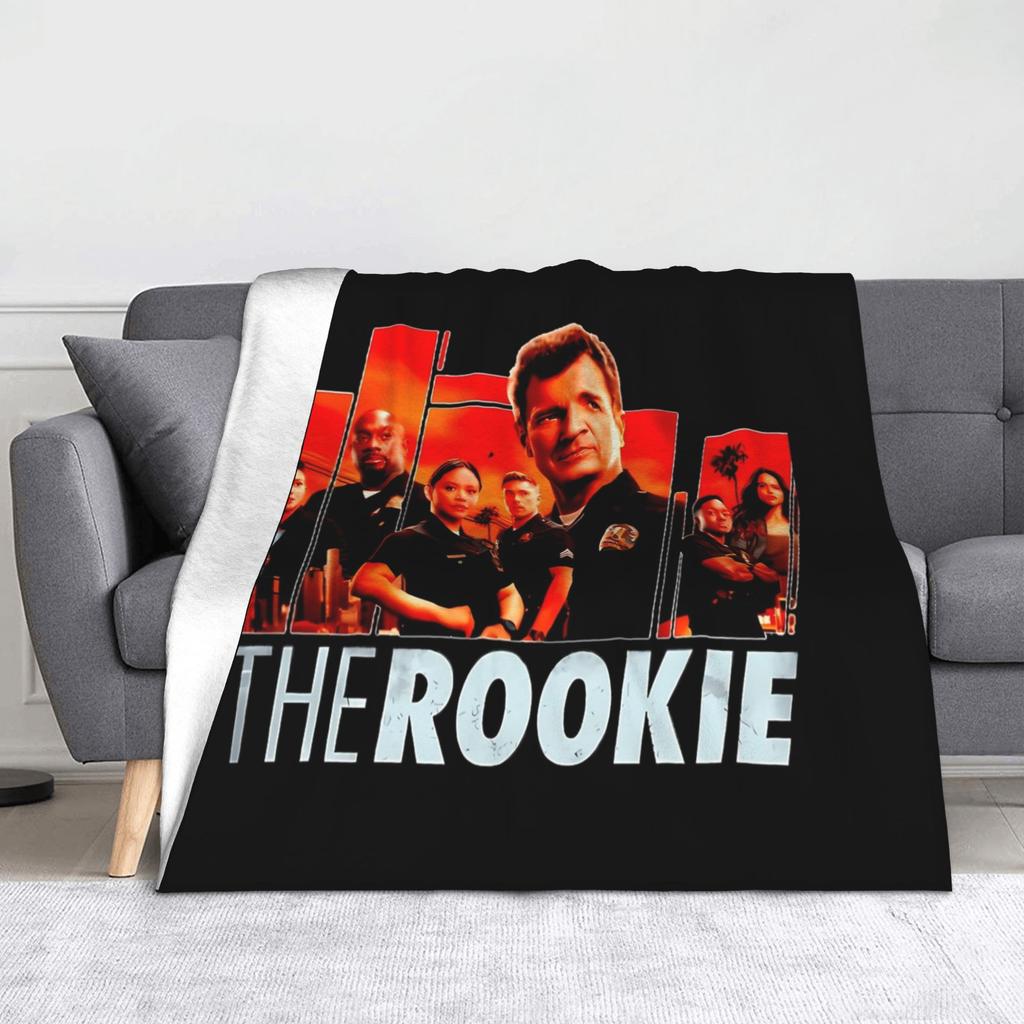Tim Bradford The Rookie Coperte Velluto Autunno/Inverno Coperta Leggera Multifunzione per Letto Esterno Trapunta Sottile in Peluche