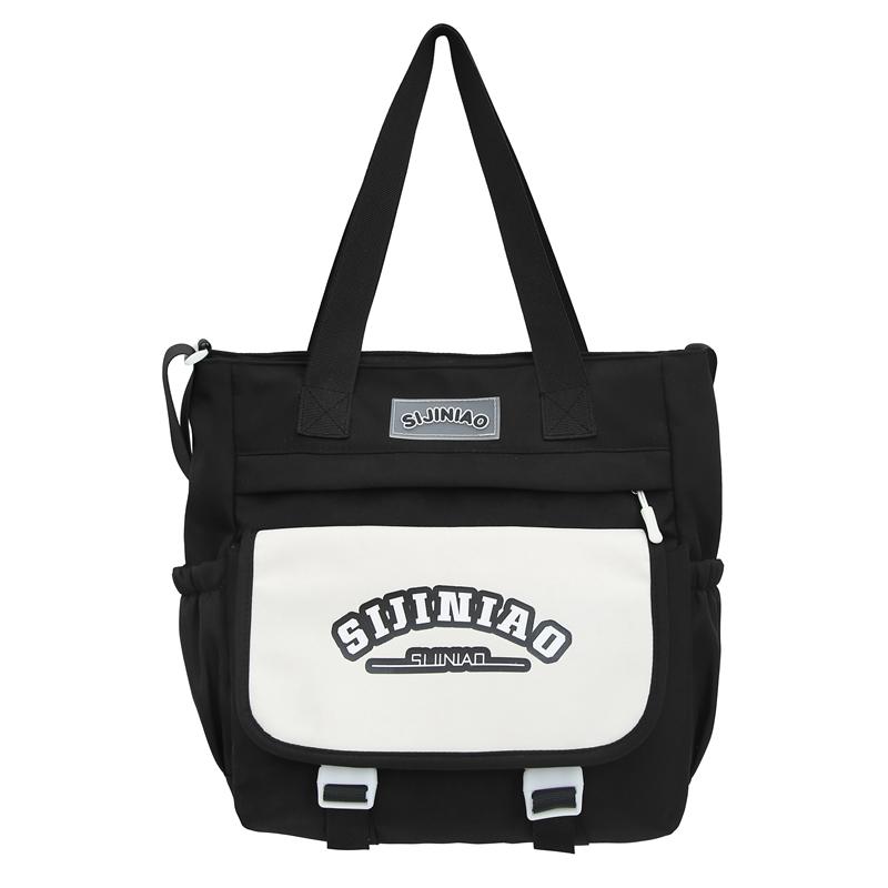 Рюкзак для школьников средней школы с цветными блоками — фото 23